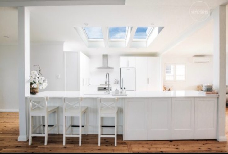 Dapur Minimalis Dengan Atap Transaparan