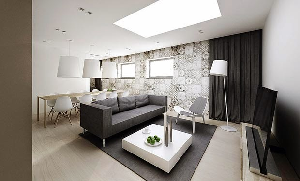 Desain Interior Rumah Minimalis Tanpa Sekat Kayu