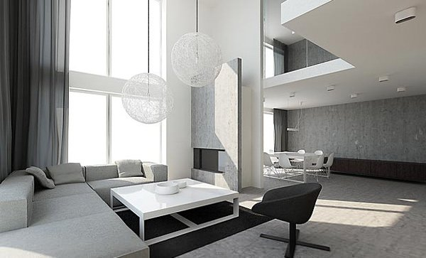 Desain Interior Rumah Minimalis Tanpa Sekat Simple