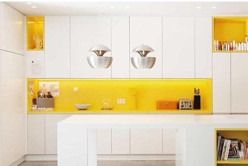 Contoh Dapur Warna Kuning