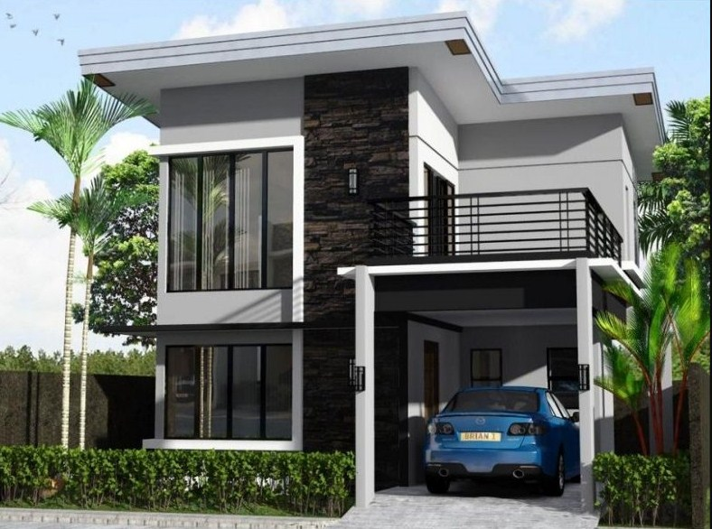 Gambar Desain Rumah 2 Lantai Sederhana