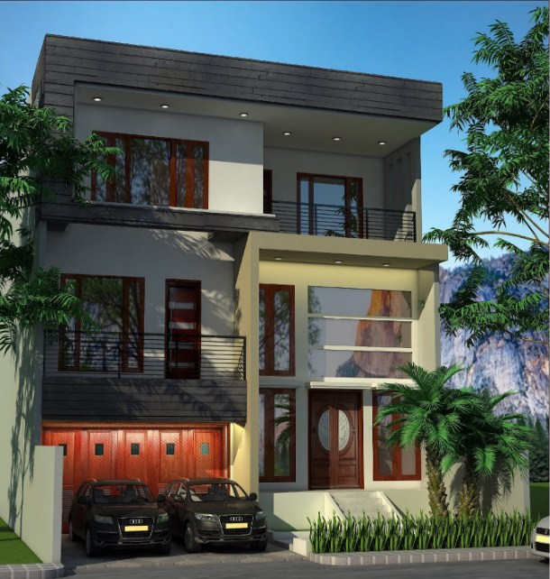 Desain Rumah 3 Lantai Sederhana
