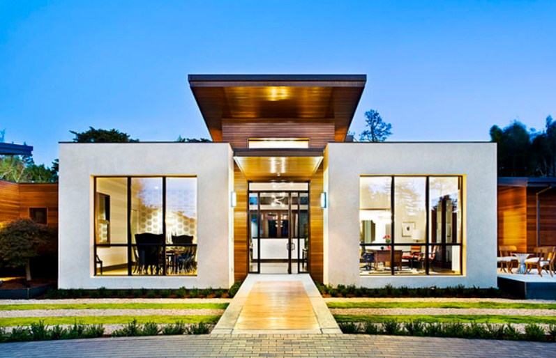 Desain Rumah Atap Datar Klasik Modern