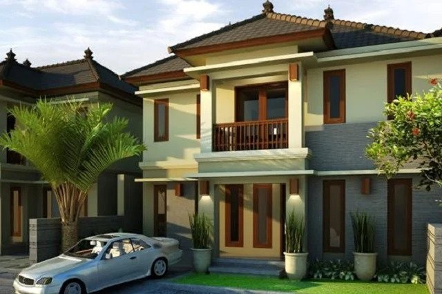 Desain eksterior rumah 10 x 15