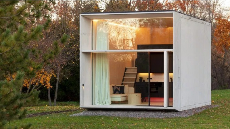 Desain Rumah 4x6 Bentuk Kotak Unik