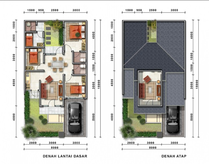 Desain Rumah 4x6 Modern