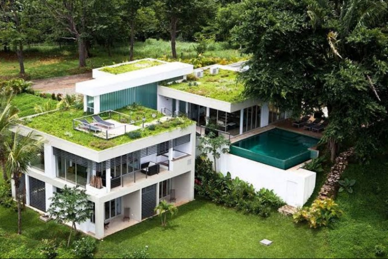 Desain atap rumah mewah terbaru