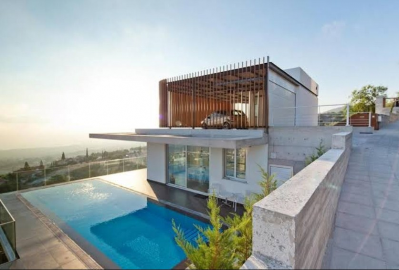 Rumah atap datar minimalis