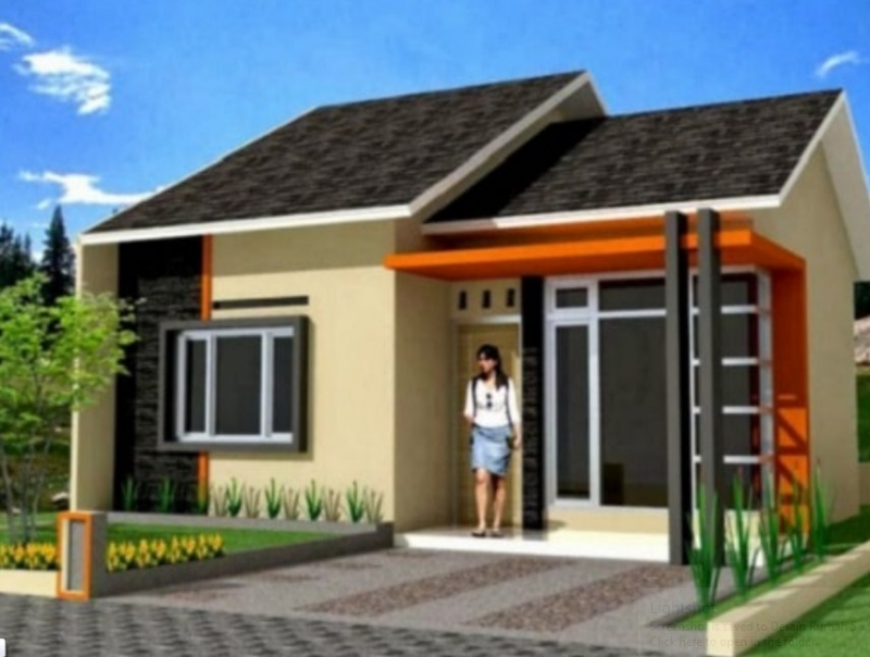 Desain Rumah 5 x 6 Tampak Depan