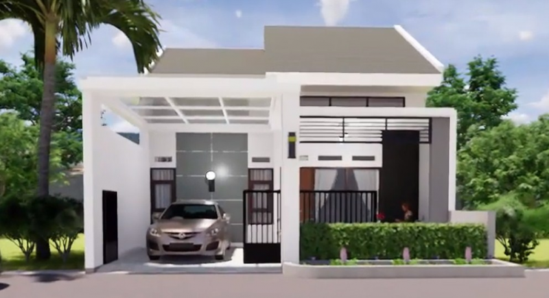 Desain Rumah 5 x 7 Minimalis Modern
