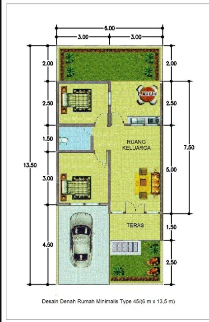 Desain Rumah 5 x 7 Terbaik