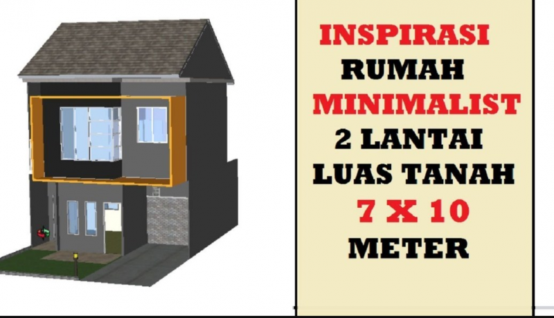 Desain Rumah 7 x 10 2 Lantai