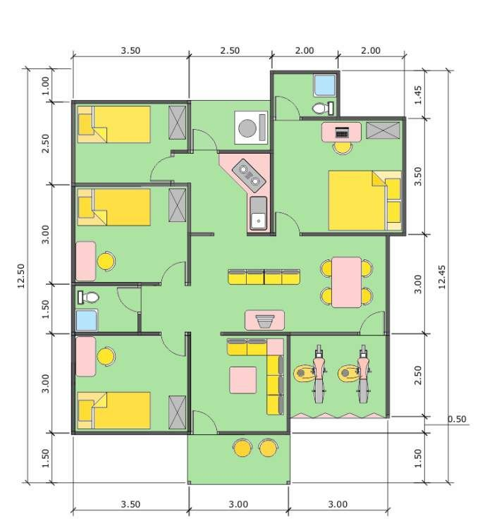 30 Contoh Desain Rumah 9 x 12 Minimalis Terbaru Desain id