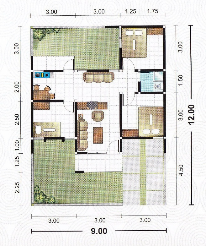 30 Contoh Desain Rumah 9 x 12 Minimalis Terbaru Desain id