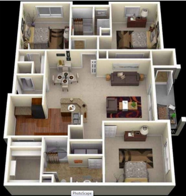 Desain Rumah 9 x 12 Terbaru