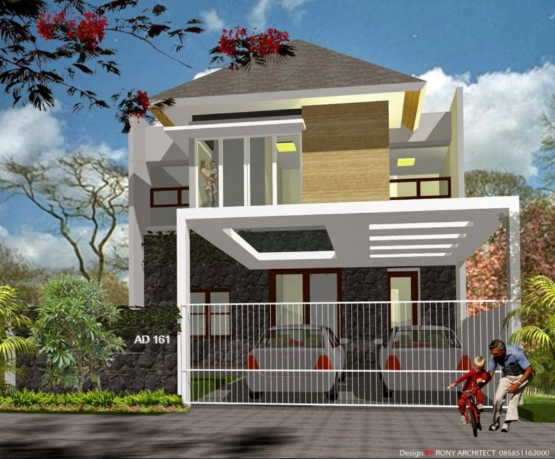 30 Gambar Desain Rumah 8 x 12 Meter Minimalis Desain id