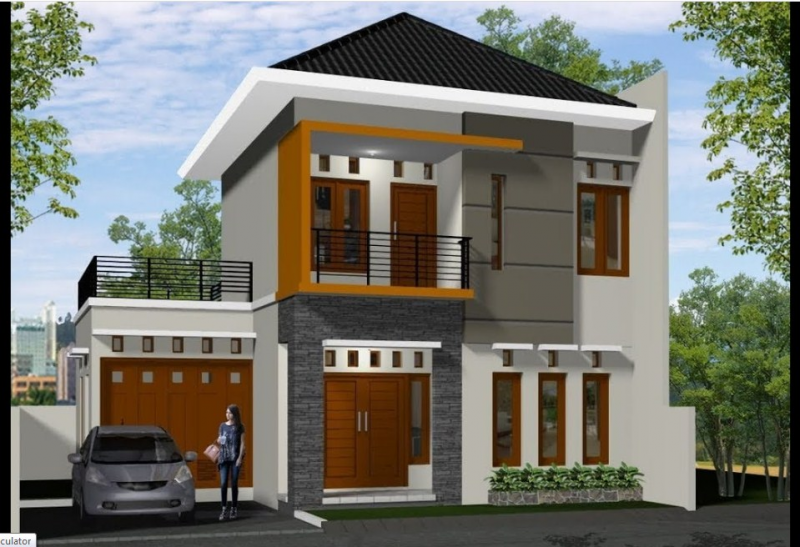 30 Inspirasi Desain Rumah 8 x 10 Meter Terbaru Desain id