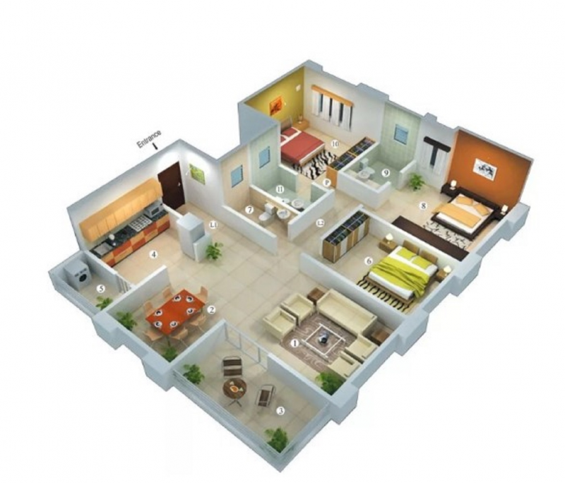Desain Rumah 8x8 Minimalis Modern