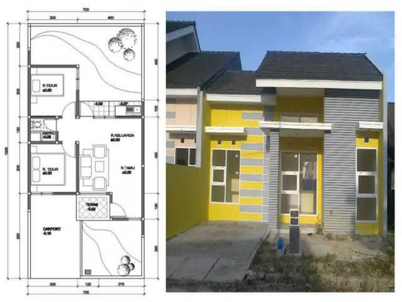 Desain Rumah Modern Persegi