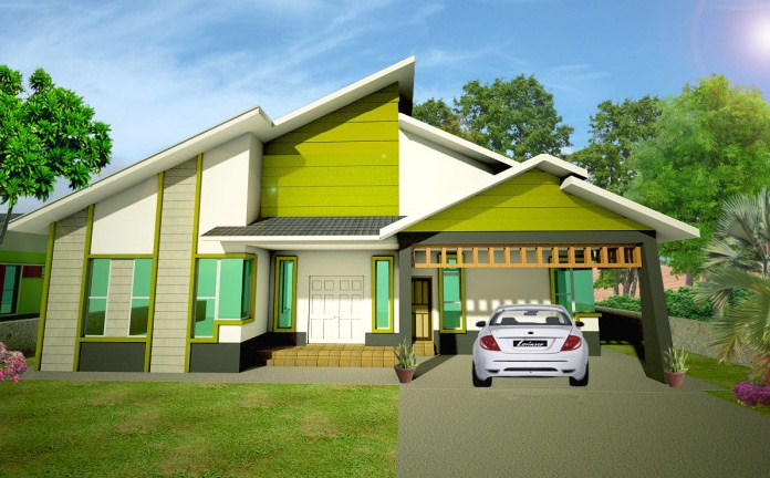 Desain Rumah Lantai Satu