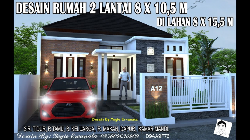 Contoh Gambar Desain Rumah 9x10