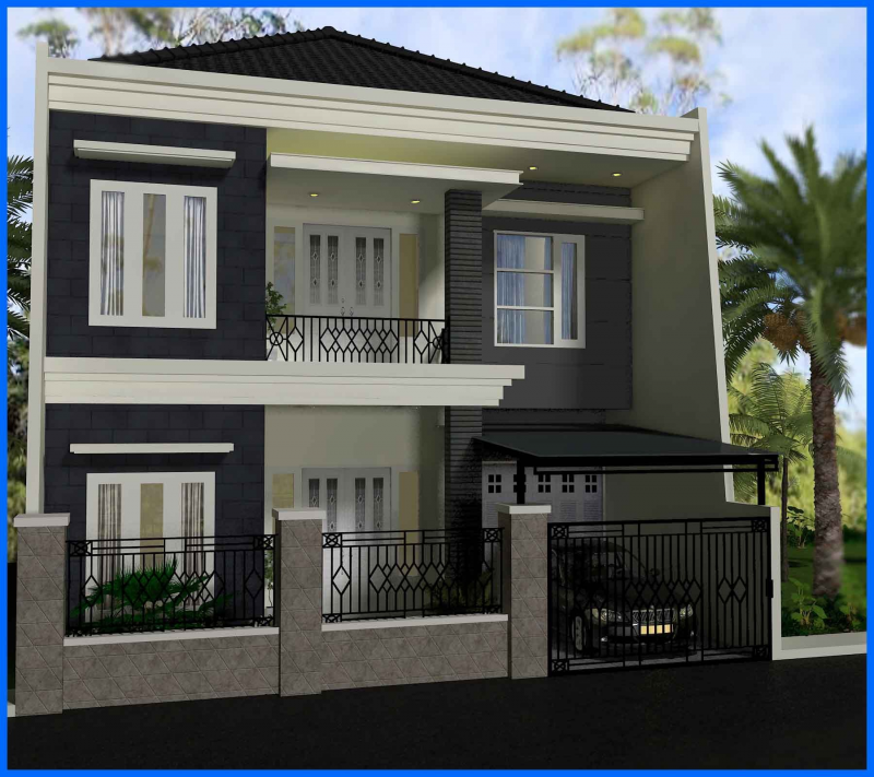Desain Rumah 6x9 2 Lantai Minimalis