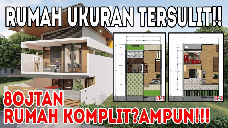 Desain Rumah 6x9 Budget Minim