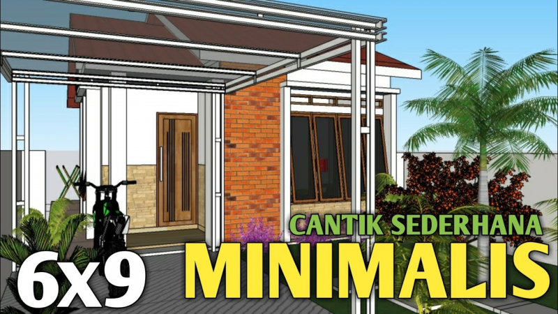 Desain Rumah 6x9 Elegan Minimalis