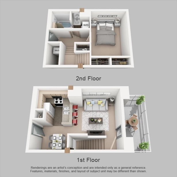 Desain Rumah Dua Lantai Satu Kamar