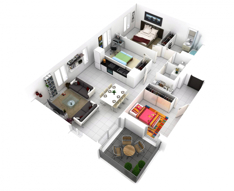 Desain Rumah 7x9 Minimalis Modern