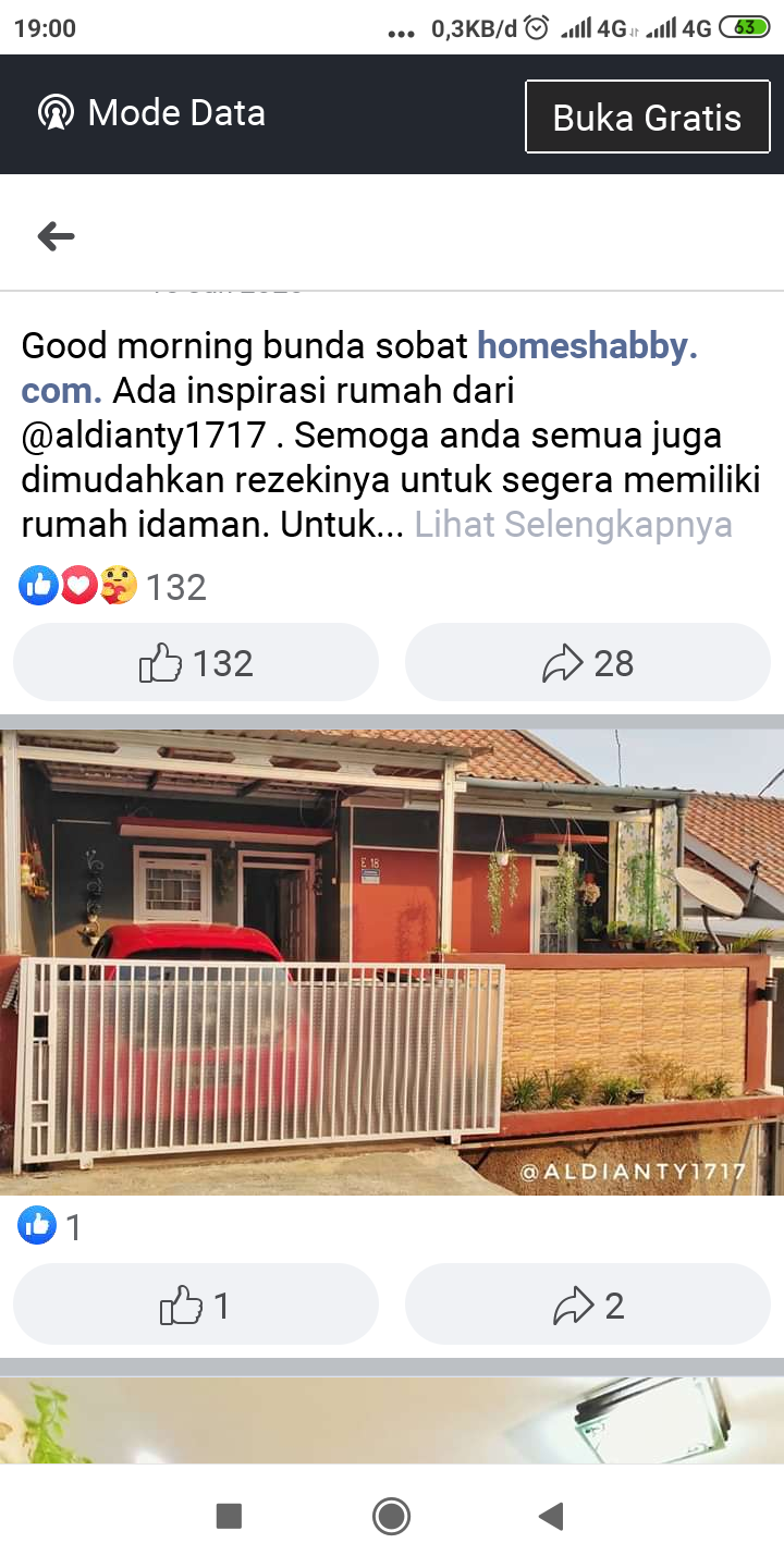 Desain rumah 7x9 Sederhana