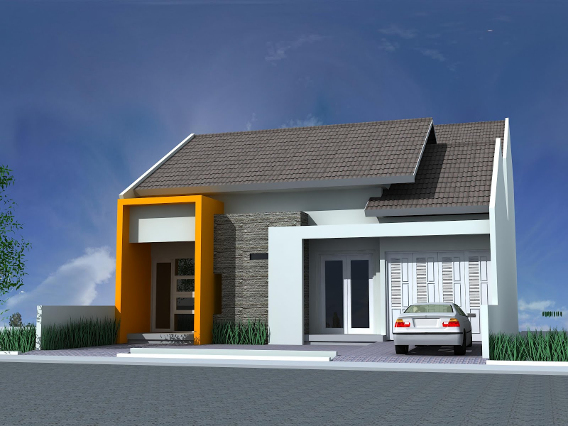 Atap rumah dengan material kanopi baja ringan