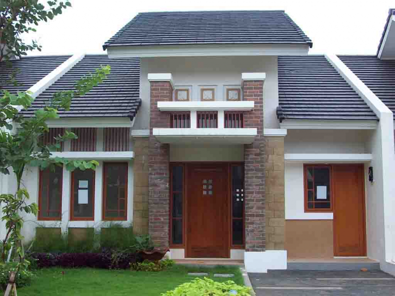 Desain atap dengan bentuk trapesium
