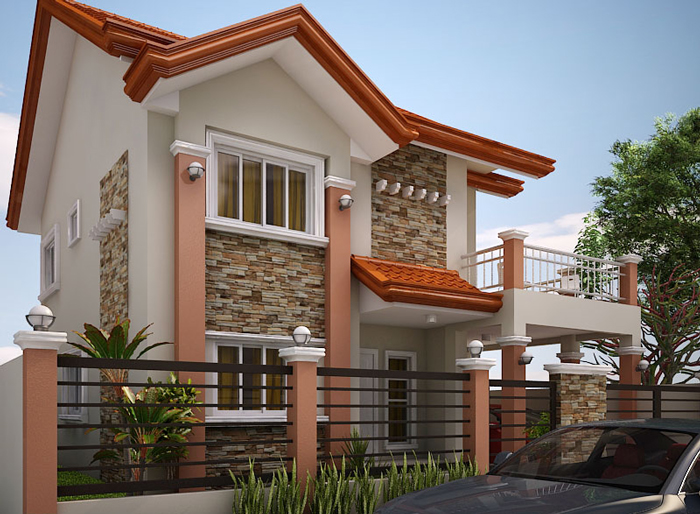 DESAIN RUMAH BATU ALAM SEDERHANA
