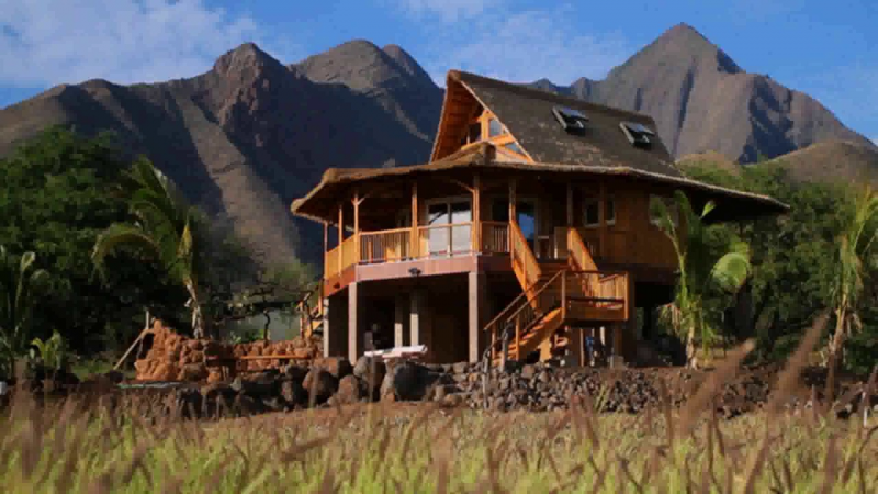 DESAIN BANGUNAN RUMAH BAMBU