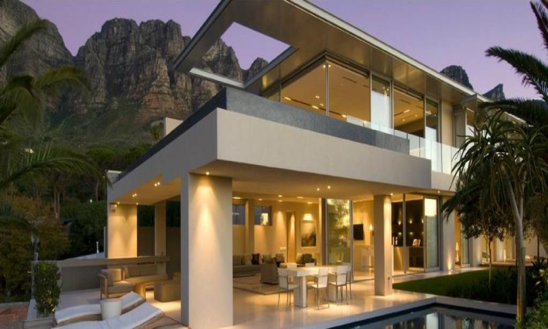 DESAIN RUMAH 2 LANTAI MINIMALIS MODERN ELEGAN