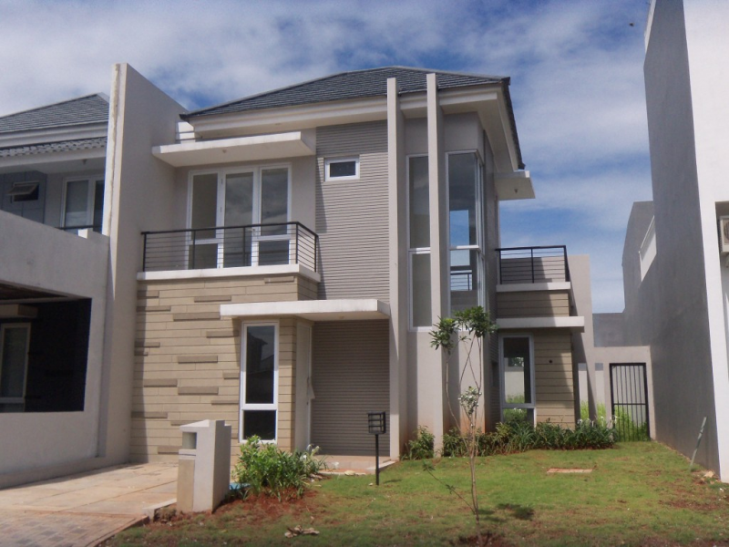DESAIN RUMAH 2 LANTAI ATAP DATAR
