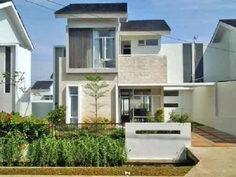 DESAIN RUMAH DUA LANTAI SEDERHANA