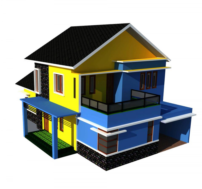 Rumah Warna-Warni