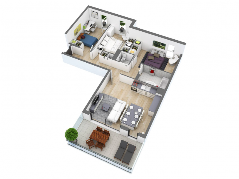 DESAIN RUMAH KAMAR 3 SEDERHANA