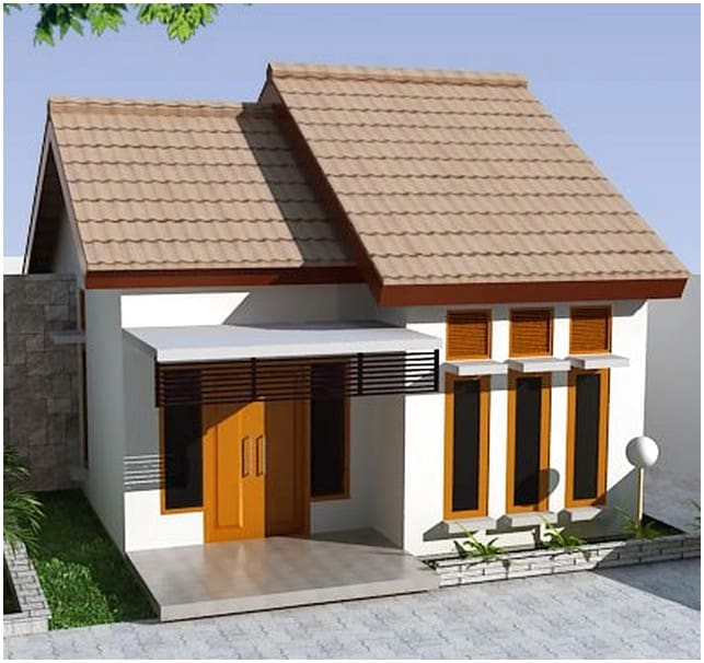 30 Inspirasi Denah dan Desain Rumah Kamar 2 Minimalis Desain id
