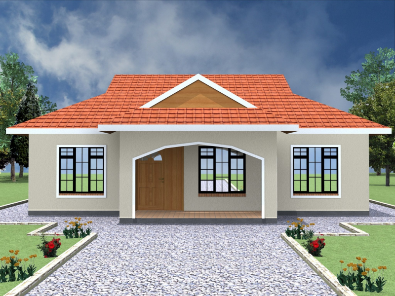 DESAIN RUMAH 2 KAMAR TIDUR MINIMALIS