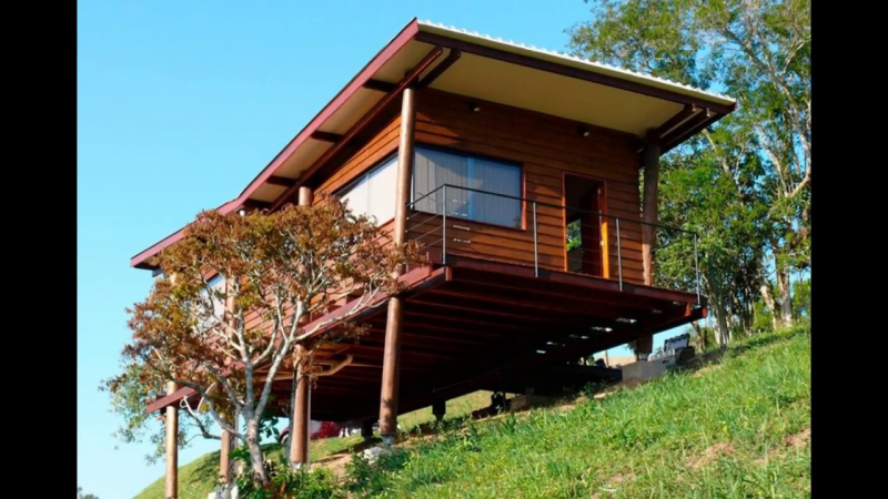 Desain Rumah Kayu Bali 1 - Desain id