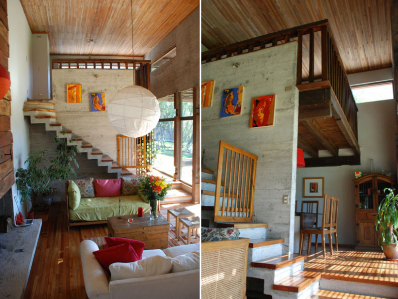 DESAIN RUMAH KAYU BERTINGKAT