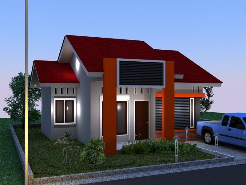 Atap Limas Merah