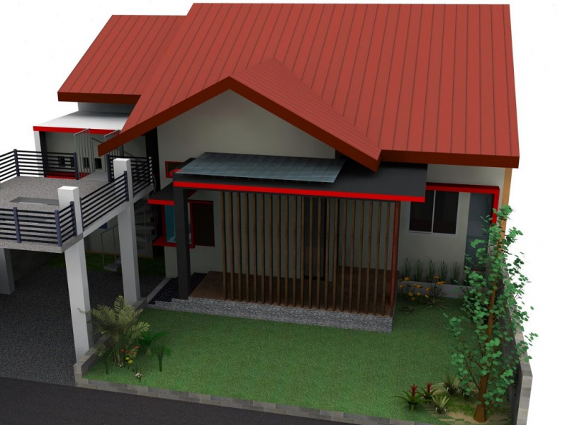 Atap Bentuk Limas Renggang