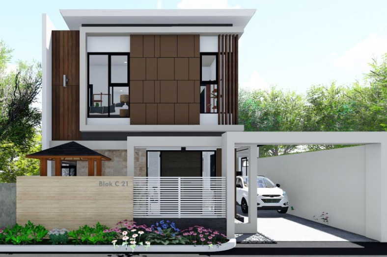 Sketsa Desain Rumah 2 Lantai