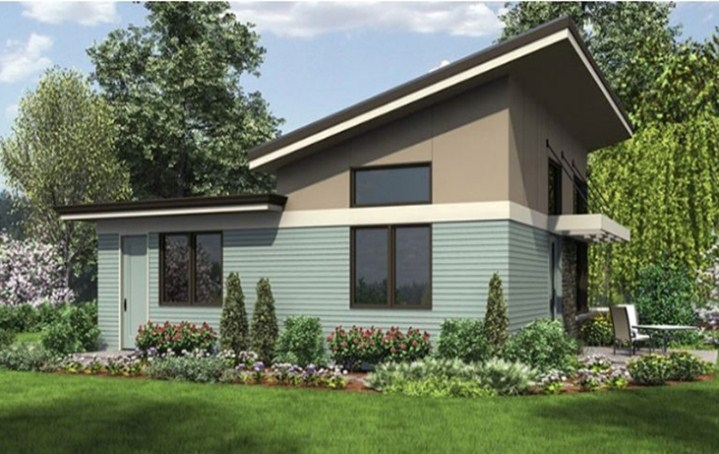 Desain Rumah Dengan Atap Jengki ( Yankee)