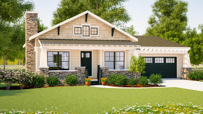 Konsep Desain Rumah 1 Lantai Mewah