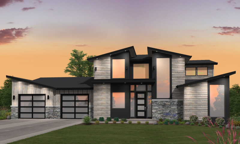 Contoh Gambar Desain Rumah 2 Lantai Terbaik